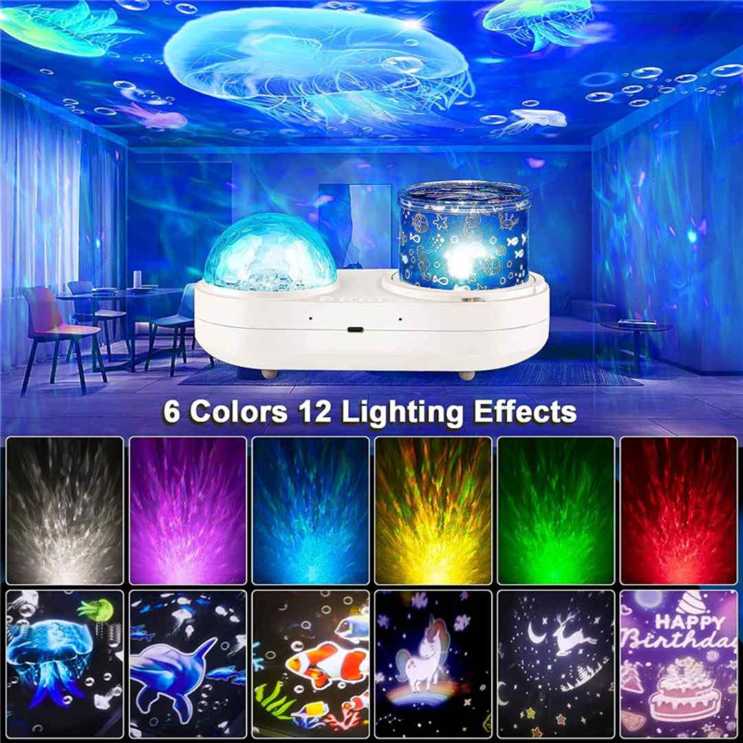 360° Rotating Galaxy & Nebula Projector Night Light – Starry Sky & Constellation Lamp for Kids' Gifts