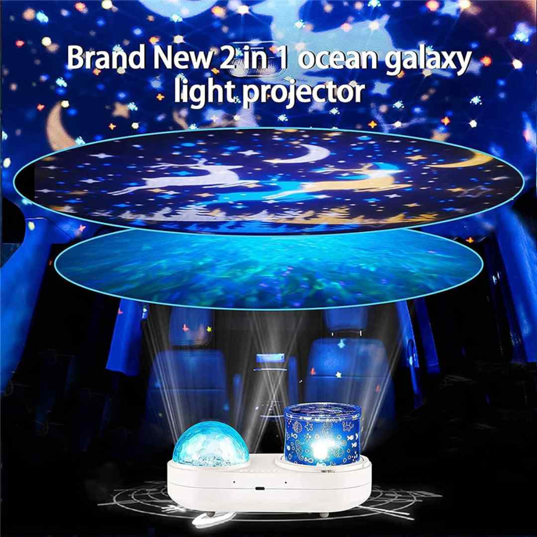 360° Rotating Galaxy & Nebula Projector Night Light – Starry Sky & Constellation Lamp for Kids' Gifts