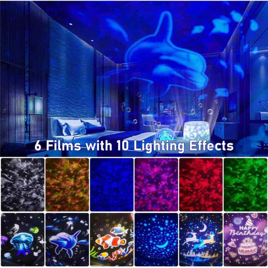 360° Rotating Galaxy & Nebula Projector Night Light – Starry Sky & Constellation Lamp for Kids' Gifts