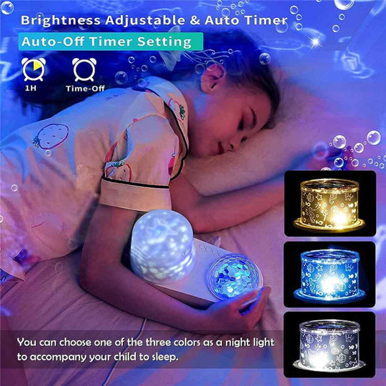 360° Rotating Galaxy & Nebula Projector Night Light – Starry Sky & Constellation Lamp for Kids' Gifts