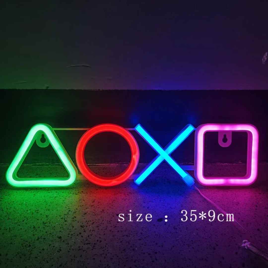 Vibrant Neon Signs for Ultimate Bedroom and Gaming Room Decor - USB Powered