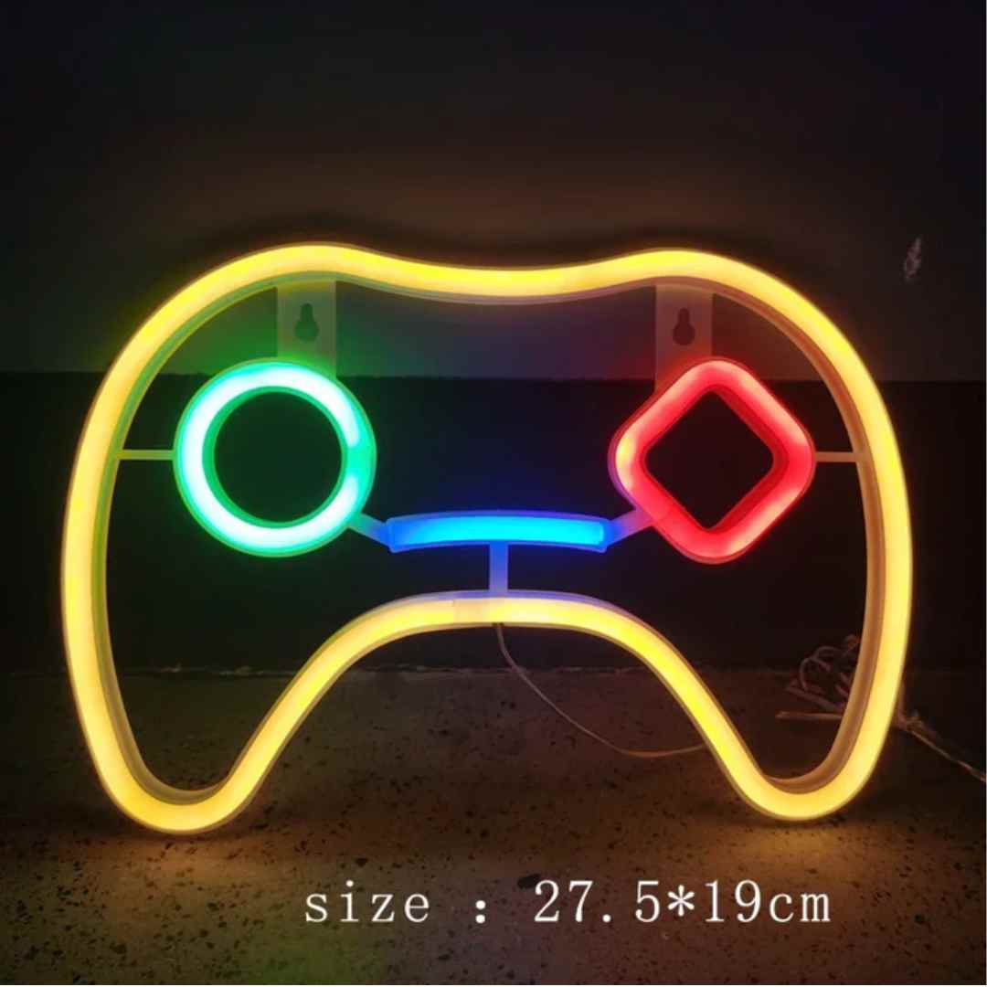 Vibrant Neon Signs for Ultimate Bedroom and Gaming Room Decor - USB Powered