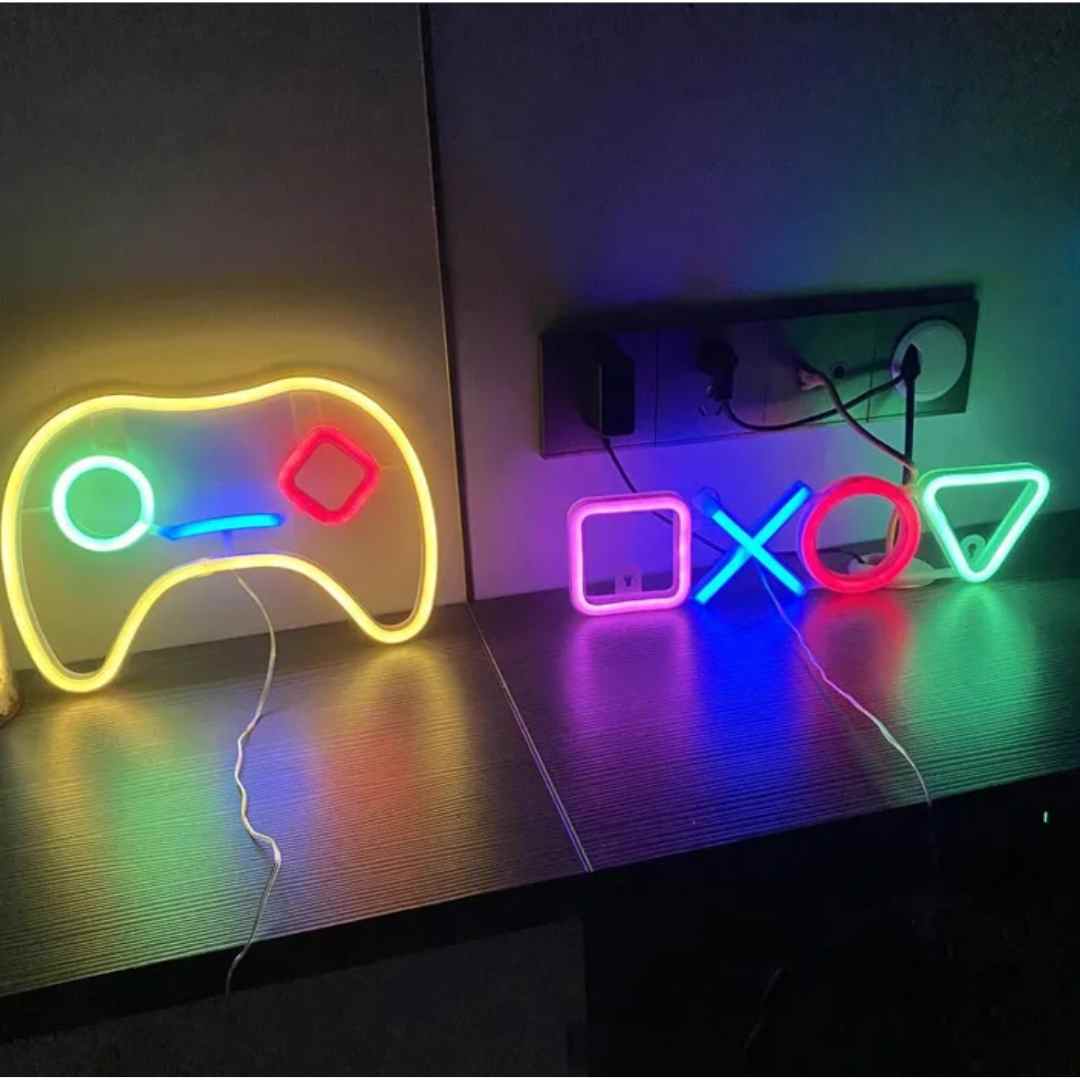 Vibrant Neon Signs for Ultimate Bedroom and Gaming Room Decor - USB Powered