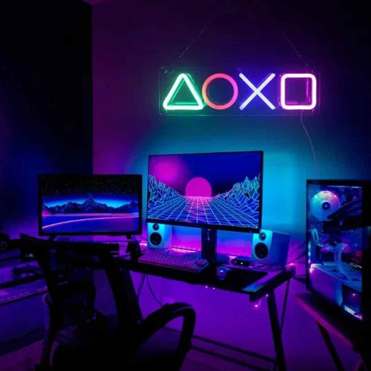 Vibrant Neon Signs for Ultimate Bedroom and Gaming Room Decor - USB Powered